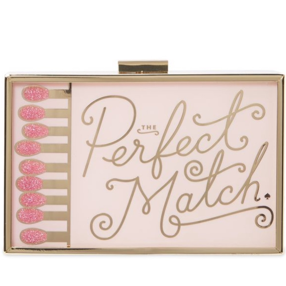 Kate Spade Wedding Belles The Perfect Match Clutch Bag (RARE)